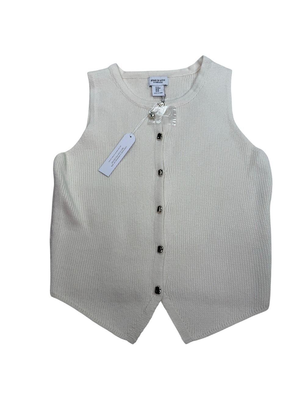 Revolve Song of Style by Aimee‎ Song Knit Sweater Tank Vest Size M NWT
